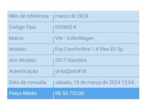 Foto 8 - Volkswagen Fox Fox 1.6 MSI Comfortline (Flex) manual
