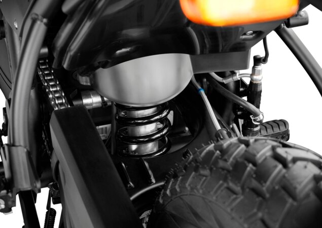 Himalayan foi a primeira moto da marca com suspensão traseira monoamortecida