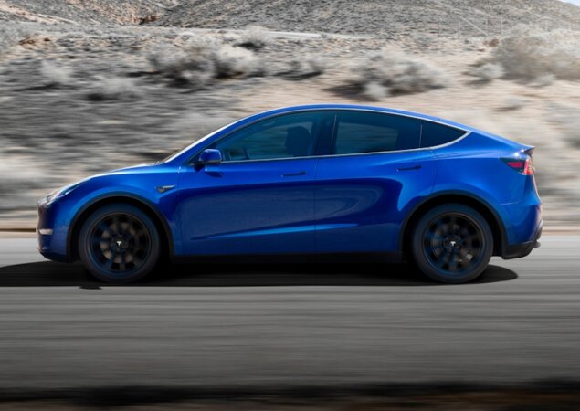 SUV médio elétrico tem visual ousado e com muitas influências do Model 3