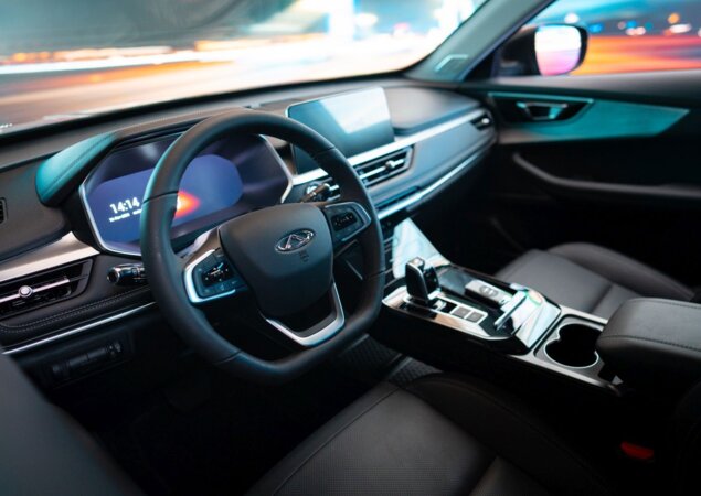Parte interna do Caoa Chery Tiggo 7 Sport 
