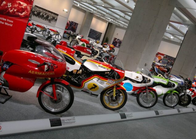 Toda a história da Honda nas pistas está contada no terceiro andar do Collection Hall
