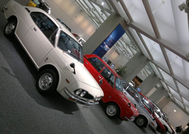 Os carros produzidos em série pela Honda também têm espaço no Collection Hall