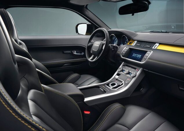 Cabine do Evoque Sicilian Yellow