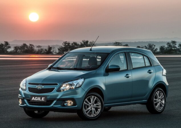 Com concorrência acirrada, Chevrolet repagina visual do Agile, com uma frente renovada