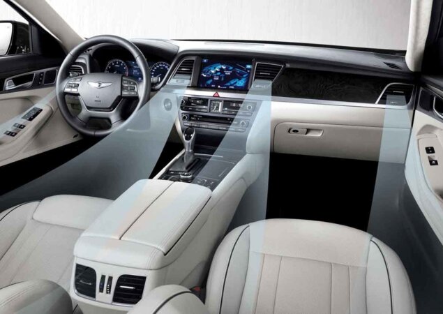 Cabine do Hyundai Genesis 2014