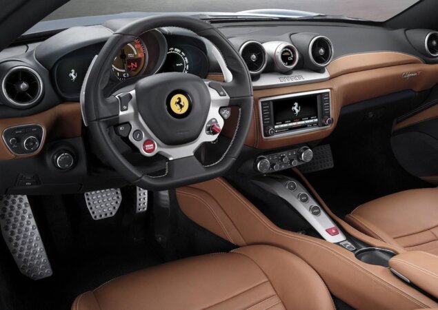 Interior da Ferrari California T