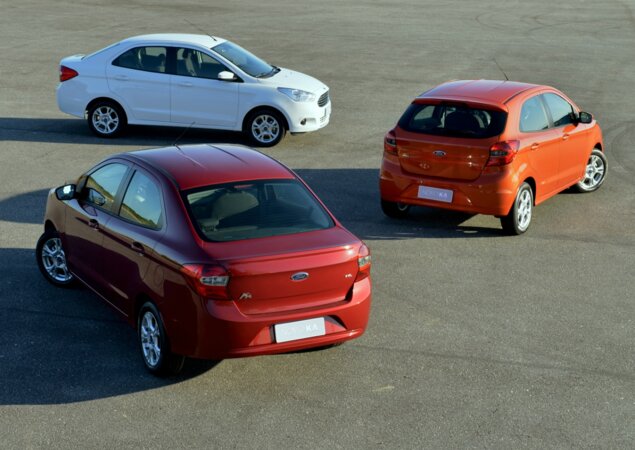 Família Ka é composta pelas carrocerias hatch e sedã
