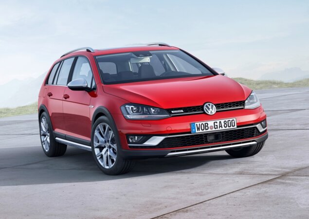 O novo VW Golf Alltrack possui suspensão elevada em 2 cm