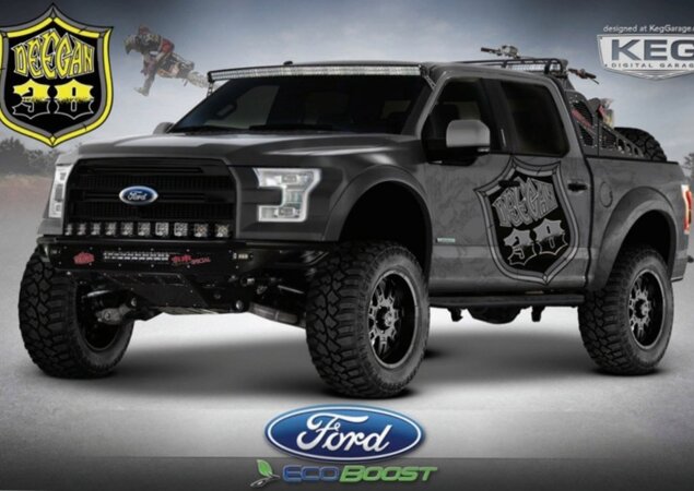 A nova Ford F-150 teve preparação com inspiração fora de estrada e recebeu o nome de "Deegan 38"