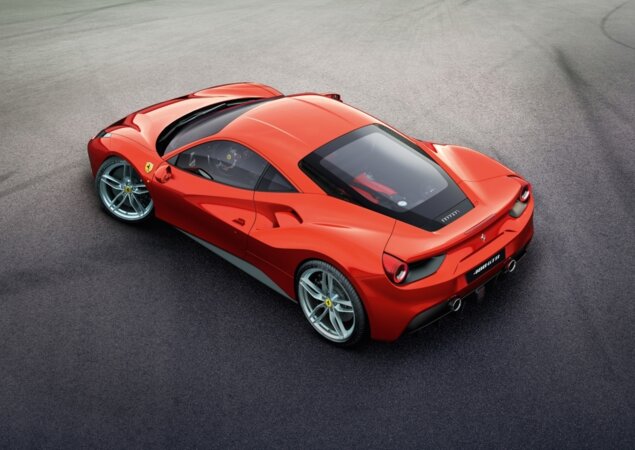 A 488 GTB possui 102 cv a mais do que a antecessora 458 Italia