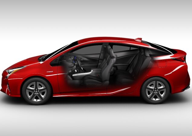Segundo a Toyota, nova plataforma melhorou o espaço interno do Prius