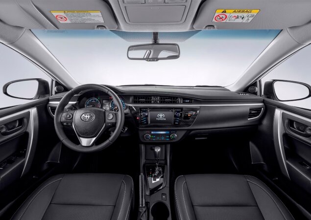 Interior preto é exclusivo