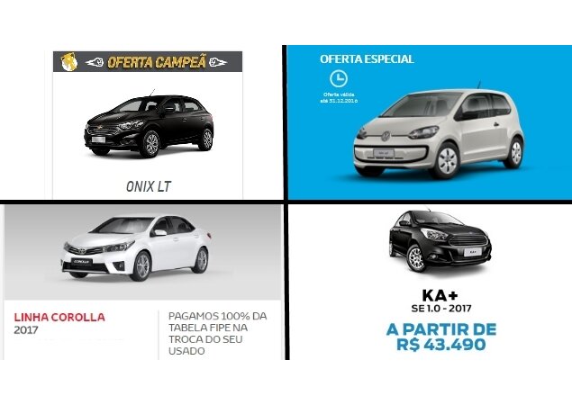 Ofertas são comuns nessa época do ano