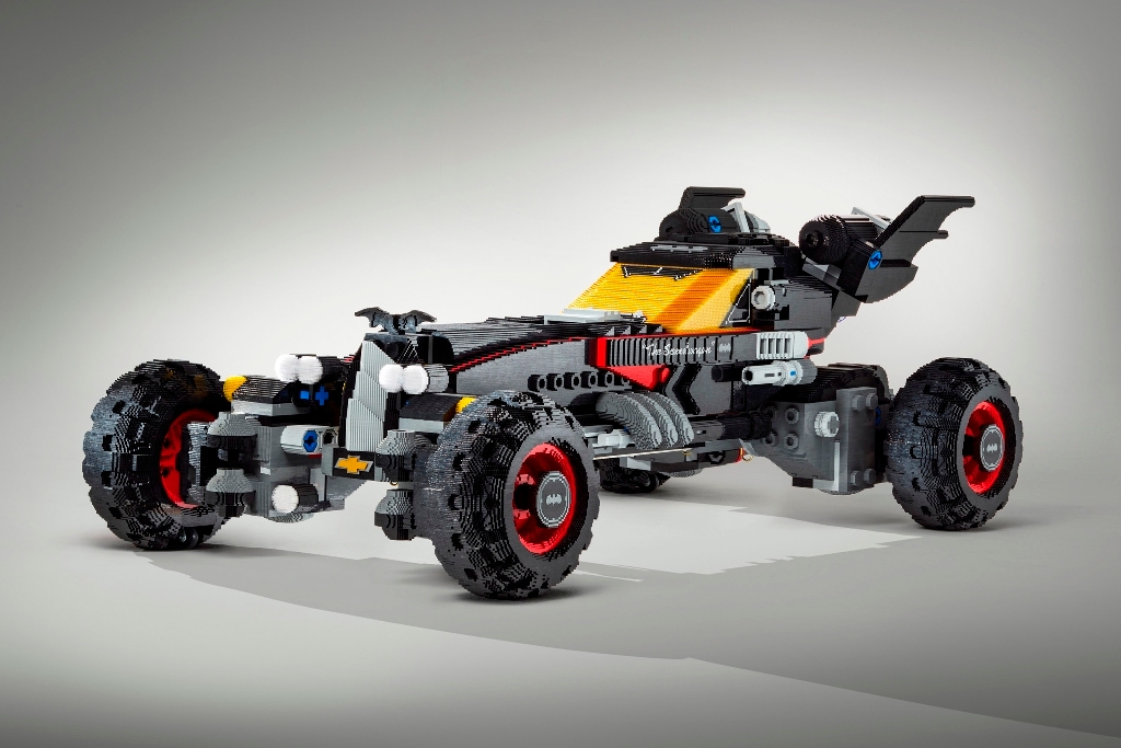 Réplica é baseada no Batmóvel do filme "LEGO Batman: O Filme", que irá estrear nos Estados Unidos no início de fevereiro