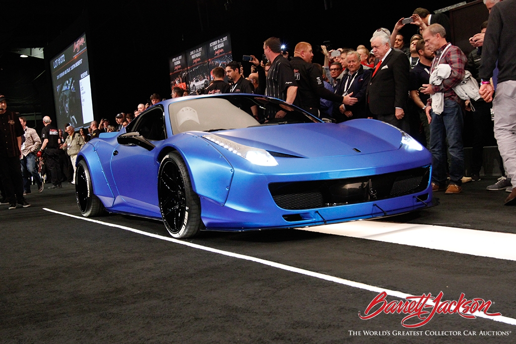 Ferrari 458 Italia de 2011 do cantor Justin Bieber