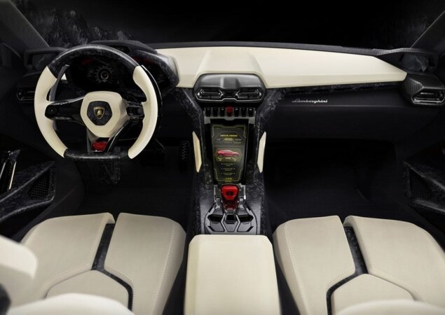 Interior do Lamborghini Urus