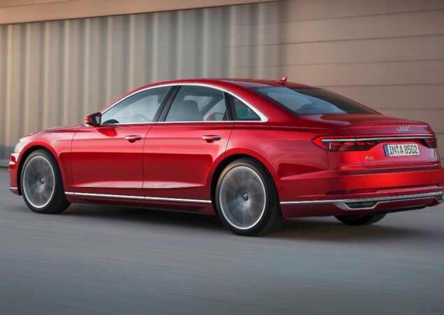 O A8 é o carro topo de linha da Audi
