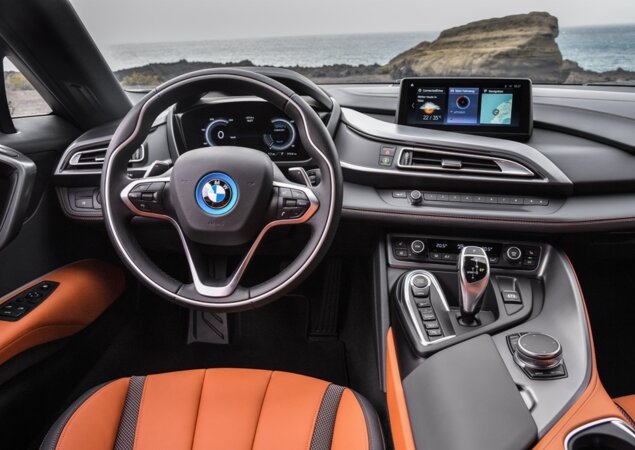 Interior do i8 Roadster