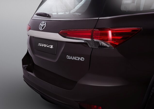 Logotipo Diamond estampa a traseira
