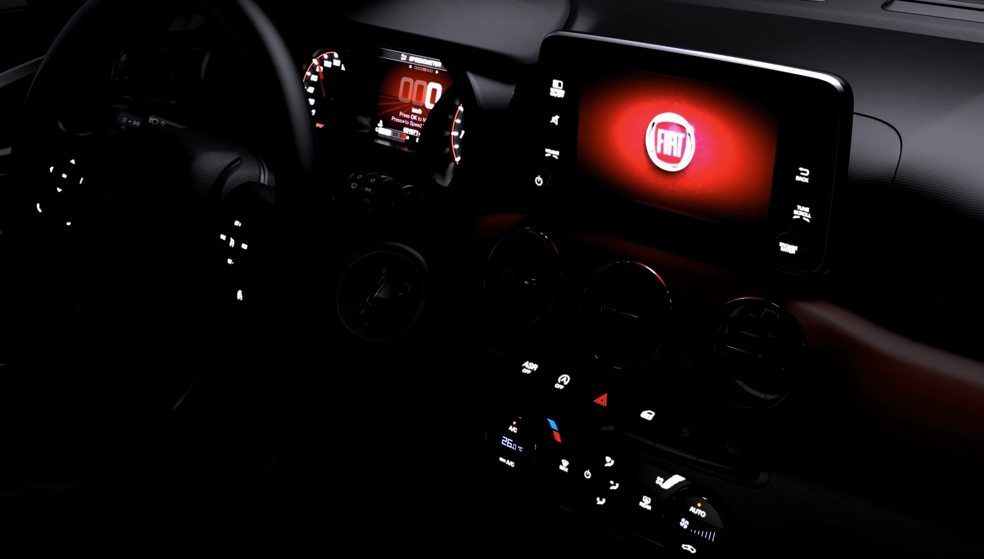Novo teaser do Fiat Argo revela o painel e o interior